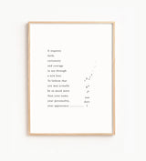 Faith, Courage and Curiousity