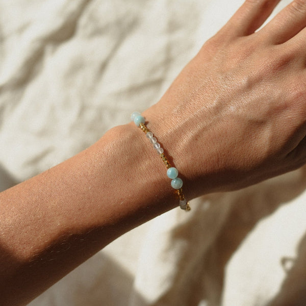 'Flow with the Divine' Natural Gemstone Bracelet